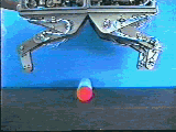 Regrasping based grasp (by Robot).